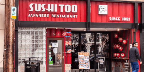 Sushi Too on Walnut Street in the Shadyside neighborhood of Pittsburgh, PA